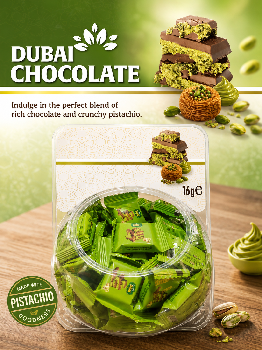 75pcs Mini Dubai Chocolate